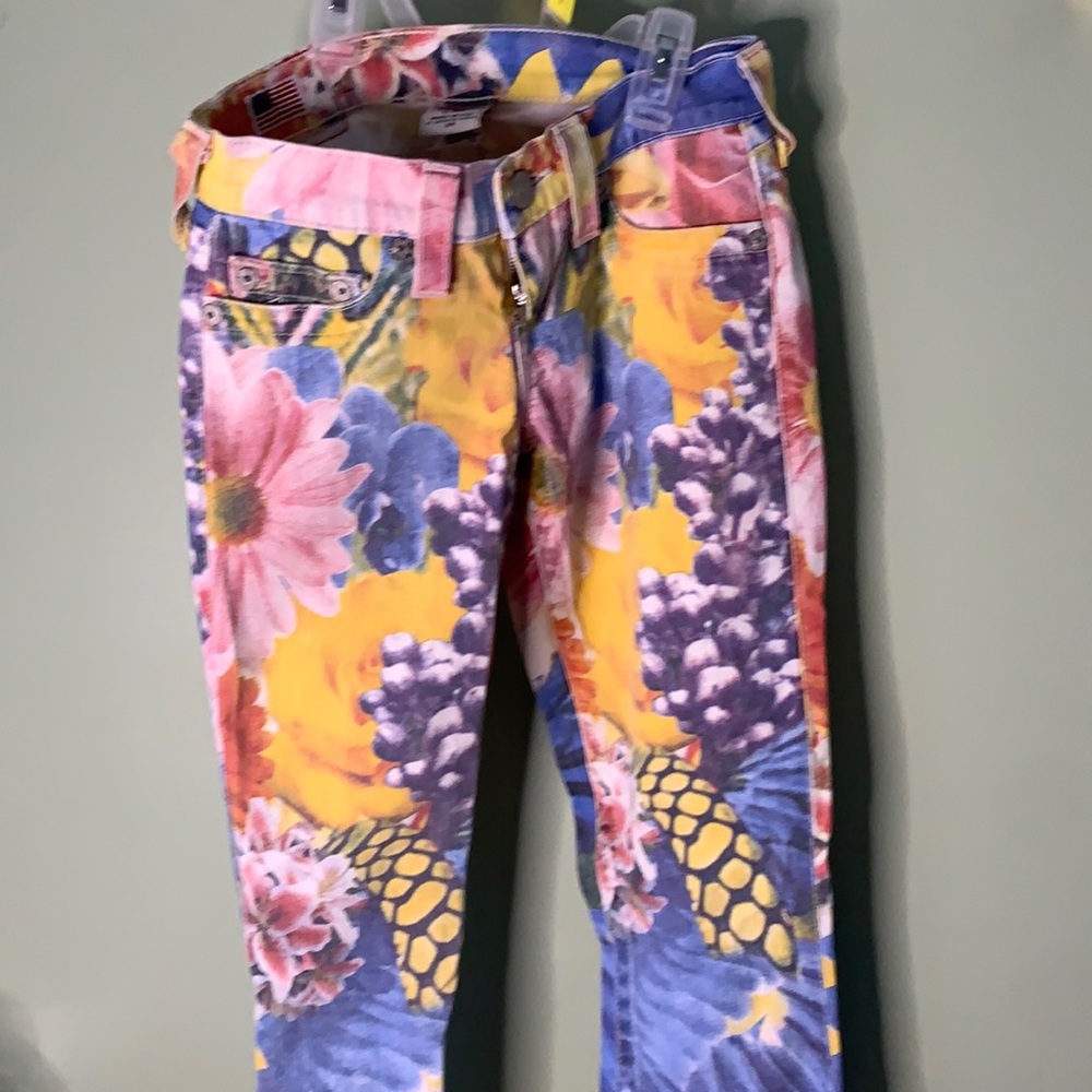 Floral true religion jeans